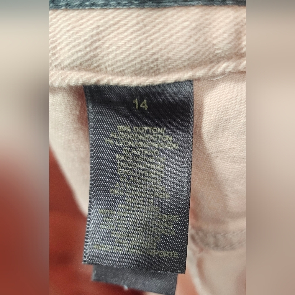 Liz Claiborne Women's Bootcut Jeans Blush Pink Size 14 NWOT - Picture 7 of 13